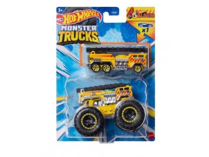 Hot Wheels Monster Trucks s angličákem 5 Alarm