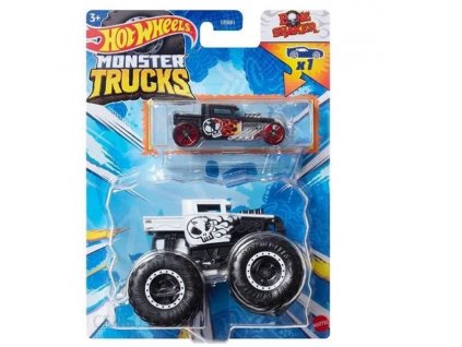 Hot Wheels Monster Trucks s angličákem Bone Shaker