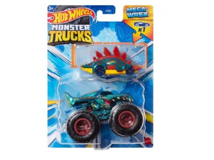 Hot Wheels Monster Trucks s angličákem Mega Wrex