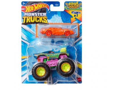 Hot Wheels Monster Trucks s angličákem Rodger Dodger