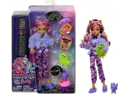 Panenka Monster High Creepover Party Clawdeen Wolf Nové