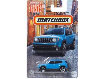 Matchbox European Streets 2019 Jeep Renegade