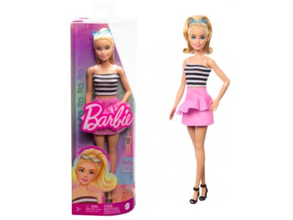 Barbie Modelka v pruhovaném topu