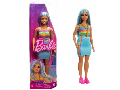 Barbie Modelka v topu s duhou