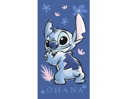 Osuška Lilo a Stitch Ohana 70x140cm