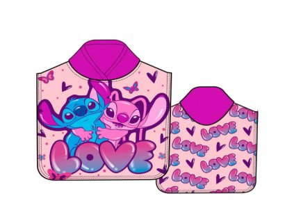 Pončo Disney Stitch Love Nové