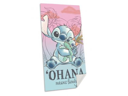 Osuška Disney Stitch Ohana means family
