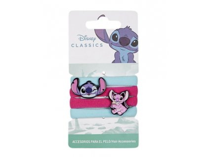 Set gumiček do vlasů Disney Stitch 4ks Nové