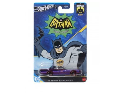 Hot Wheels Batman Tv Series Batmobile fialové Nové