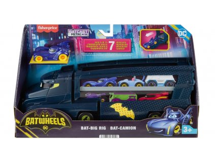 Tahač Fisher Price Dc Batwheels Bat Big Rig