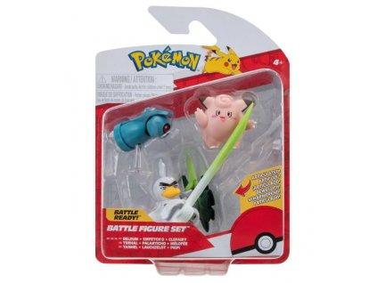 Figurky Pokemon Battle Pawniard, Monferno a Squirtle