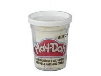 PlayDoh Confetti Clay bílá 113g