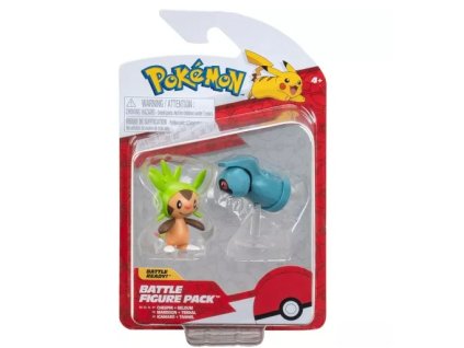 Figurky Pokémon Battle Chespin a Beldum