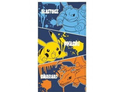 Osuška Pokémon Blastoise, Pikachu a Charizard