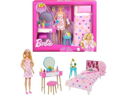 Barbie Ložnice s panenkou