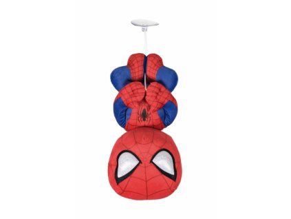 Plyšová hračka Spider man visící 30cm