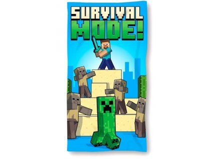 Osuška Minecraft Survival Mode 70x140cm
