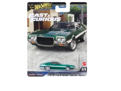 Hot Wheels Premium Fast and Furious 1972 Ford Gran Torino Sport