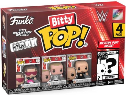 Funko Bitty Pop! WWE Bret Hart 4ks