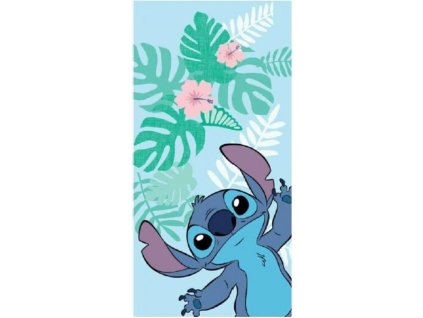 Osuška Disney Stitch Palmové listy 70x140cm