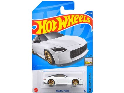 Hot Wheels Nissan Z Proto bílý