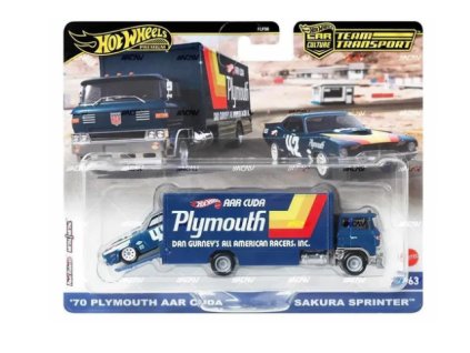 Hot Wheels Premium Car Culture 70 Plymouth AAR Cuda a Sakura Sprinter