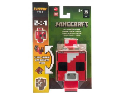 Figurka Minecraft Flippin Mooshroom a Cow