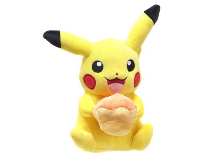Plyšová hračka Pokémon Pikachu s Pecha Poké Puff Accy 20cm