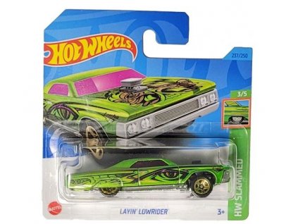 Hot Wheels Layin Lowrider zelený