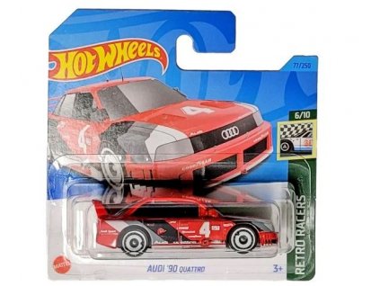 Hot Wheels Audi 90 Quattro červené