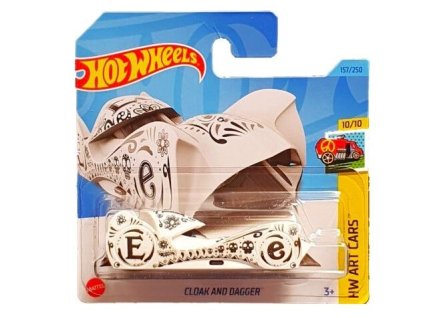 Hot Wheels Cloak and Dagger bílý