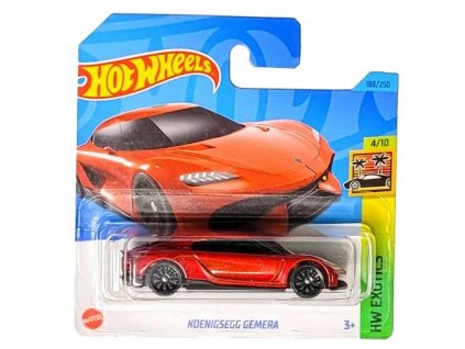 Hot Wheels Koenigsegg Gemera červený