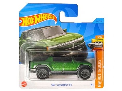 Hot Wheels GMC Hummer EV zelený