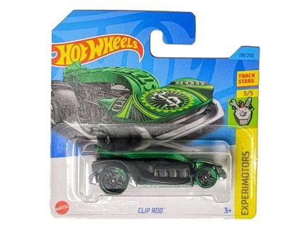 Hot Wheels Clip Rod zelený