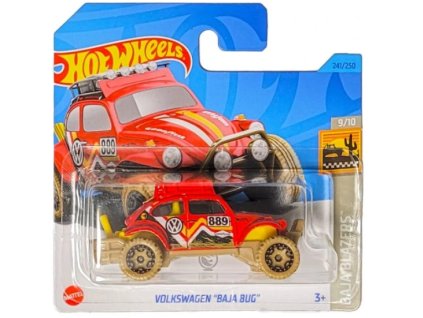 Hot Wheels Volkswagen Baja Bug červený