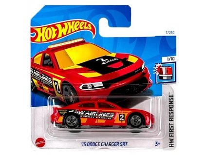 Hot Wheels 15 Dodge Charger SRT červený