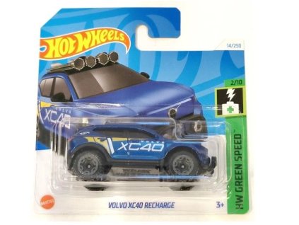 Hot Wheels Volvo XC40 Recharge modré