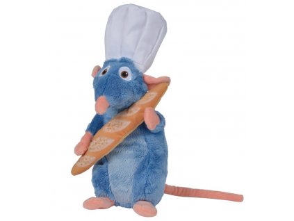 Plyšová hračka Disney Ratatouille Remy s bagetou 25cm