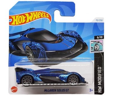 Hot Wheels McLaren Solus GT modrý