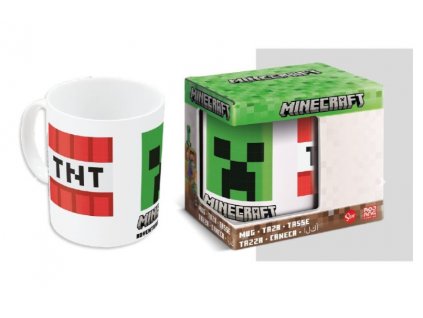 Hrnek Minecraft TNT a Creeper 325ml Nové