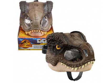 Maska Jurský svět TRex se zvuky Nové