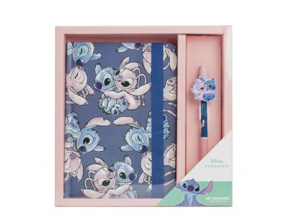 Dárkový set Lilo a Stitch A5 zápisník s perem