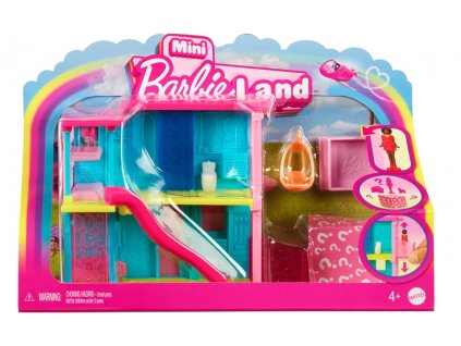 Barbie Mini Barbieland Dům s klouzačkou Nové