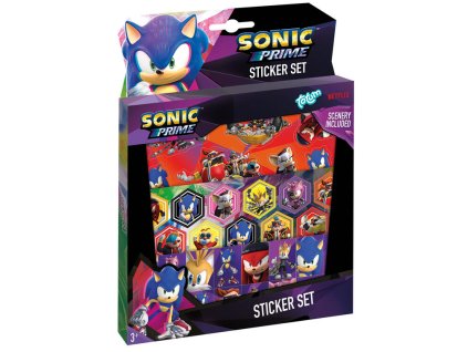 Dárkový box se samolepkami Sonic