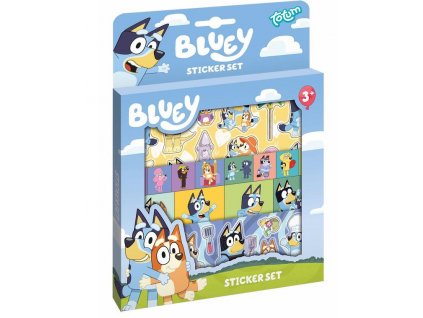 Dárkový box se samolepkami Bluey
