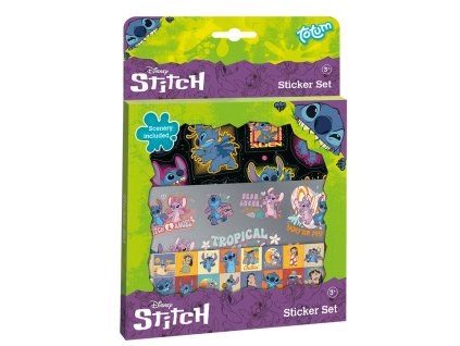 Dárkový box se samolepkami Stitch