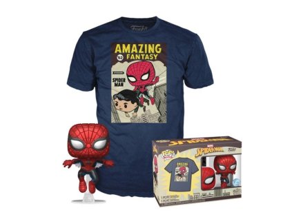 Funko set SpiderMan a tričko vel.S Nové