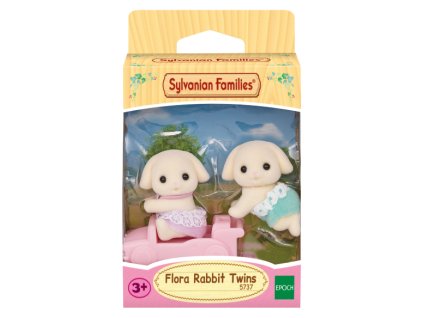 Sylvanian Families 5737 Dvojčata králíci Flora Nové