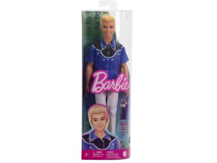 Barbie Kovboj Ken s blond vlasy