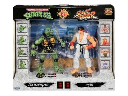 Figurky Bandai TMNT Leonardo a Street Fighter Ryo Nové